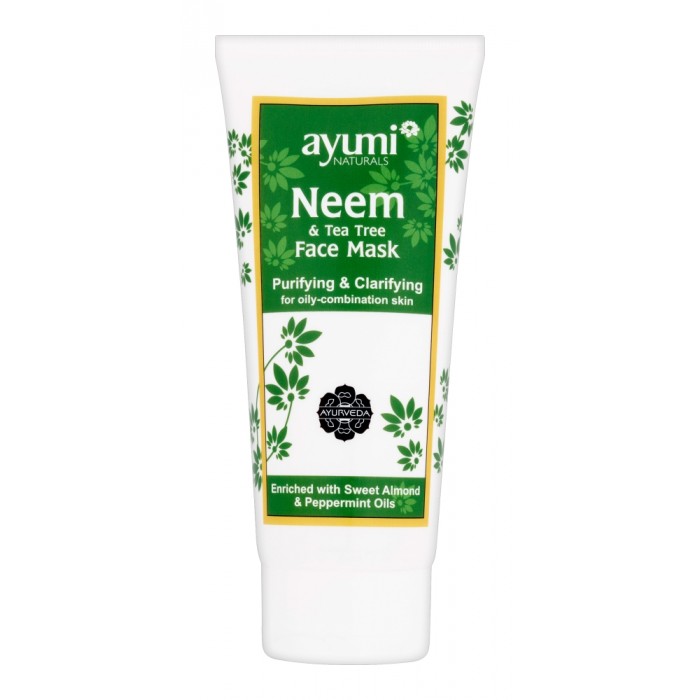 Purifying Neem Face Mask Ayumi 200ml / Аюми Пoчистваща маска за лице с екстракт от Нийм и Чено дърво за мазна кожа 200мл
