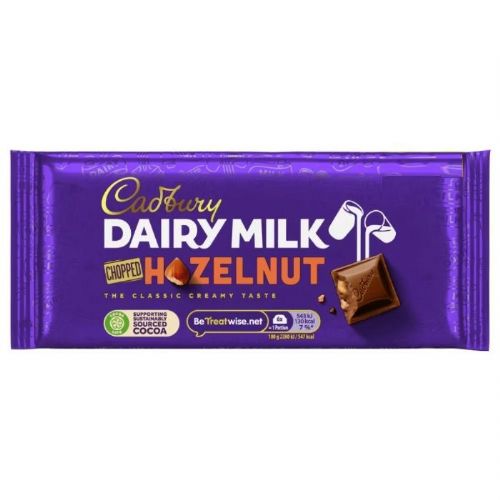 Cadbury Dairy Milk Chopped Hazelnut Bar 95g         