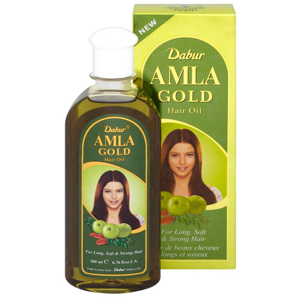 Dabur Amla Gold Hair Oil 200ml / Дабур Амла олио за дълга, мека и силна коса! 200 мл