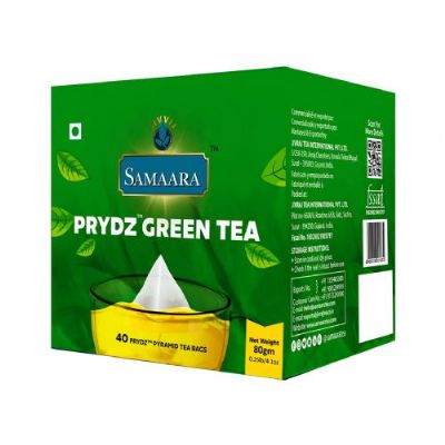 Jivvij Samaara Prydz Pyramid Green 40 Eco-Friendly Tea Bags