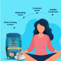 Jivvij Samaara Black Premium loose Tea Jar 1kg