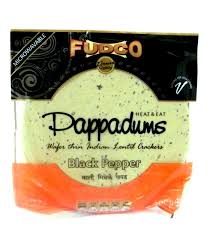 Fudco Black Pepper Papad 200g / Фудко Пападам с Черен Пипер 200гр