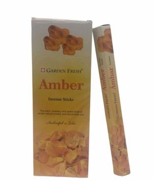 Garden Fresh Amber Incense Sticks