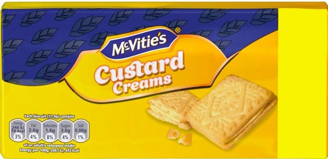 McVities Custard Cream 300g