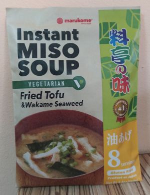 Marukome Instant Miso Soup Vegetarian Fried Tofu & Wakame Seaweed 152g