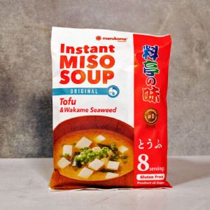 Marukome Instant Miso Soup Tofu & Wakame Seaweed 152g (Yellow Pack)