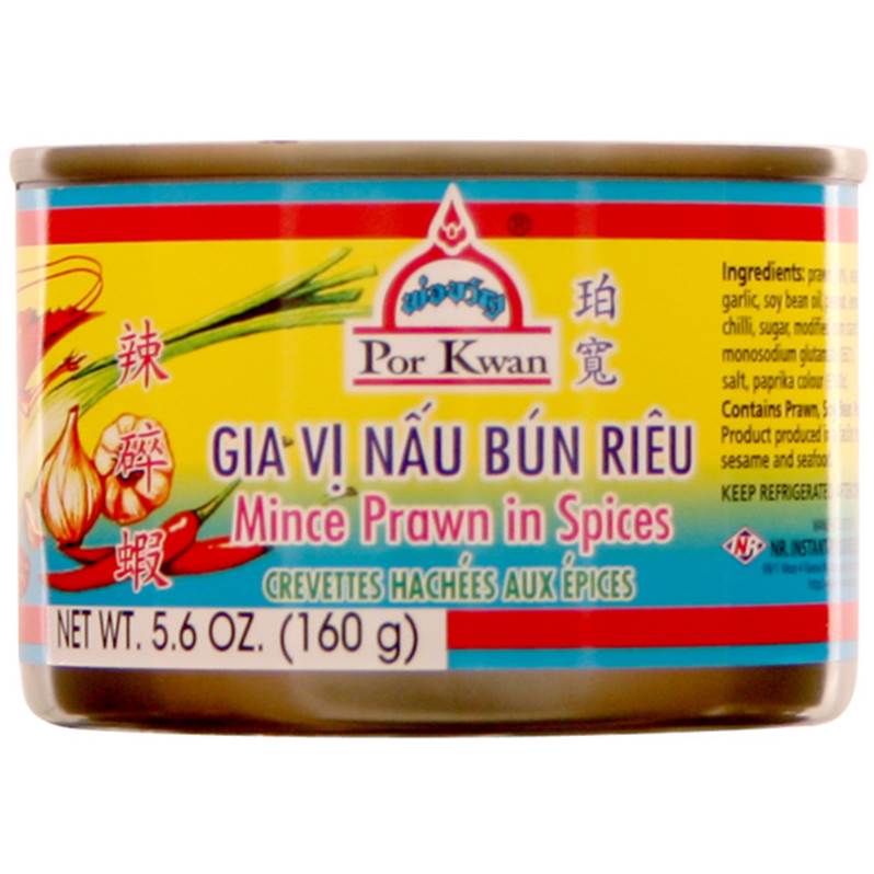 Por Kwan Mince Prawn In Spices 160g