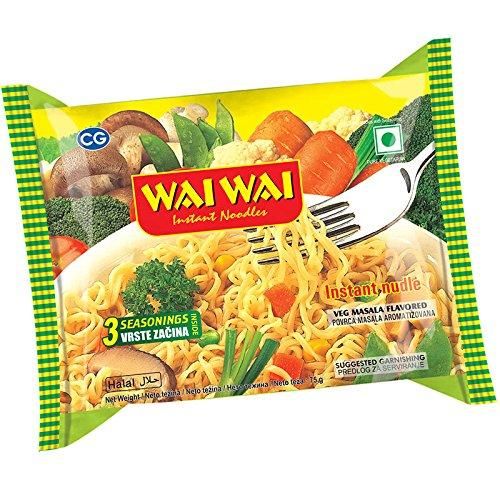 Wai Wai Instant Noodles 75g Vegetable Flavour