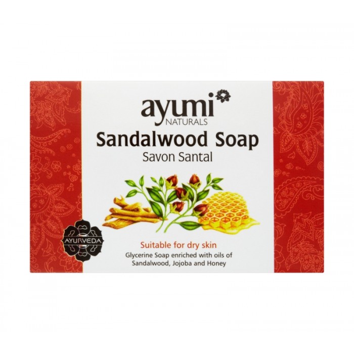 Sandalwood Soap Ayumi 100g / Аюми Сапун Сандалово дърво за суха кожа 100г