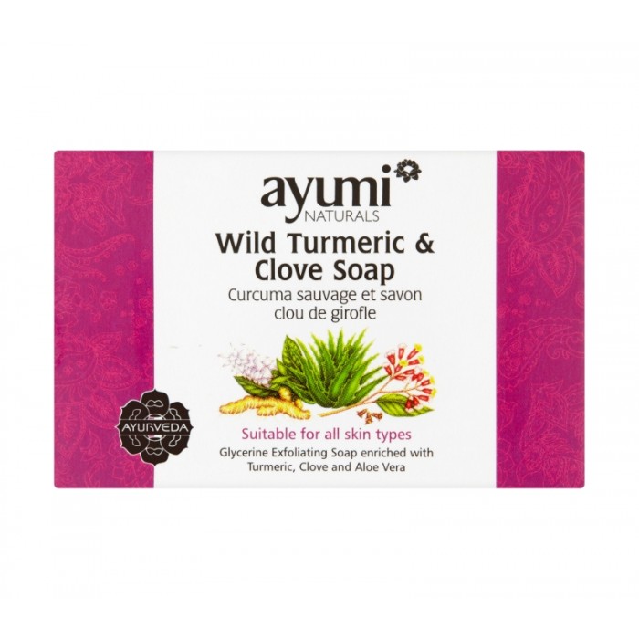 Wild Turmeric & Clove  Soap Ayumi 100g / Аюми Сапун Дива Куркума и Карамфил 100гр