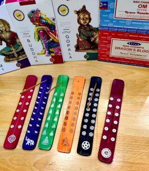 Wooden Incense Holder Different Colors