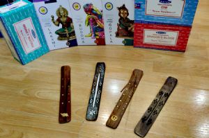 Wooden Incense Holder