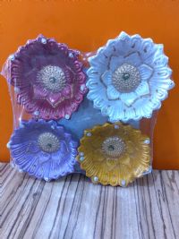 Coloured Clay Diya Set