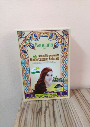 Kangana Natural Brown henna 60g (10g x 6)