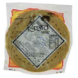 Black Pepper Urid Papads Lijjat 200g / Лиджат Пападамс с Черен Пипер 200г