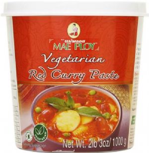 Mae Ploy Vegetarian Red Curry Paste 400g