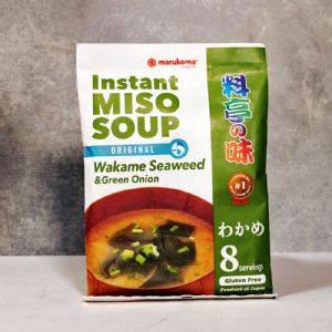 Marukome Instant Miso Soup Wakame Seaweed & Green Onion 152g (Green Pack)