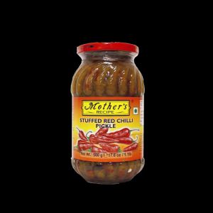 Mothers Recipe Pickle Stuffed Red Chilli 500g