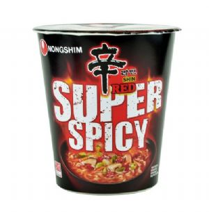 Nongshim Shin Red Super Spicy noodle Cup 68g
