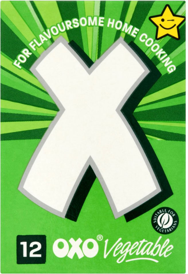 OXO Stock Cubes Vegetable 12s/ Зеленчуков бульон