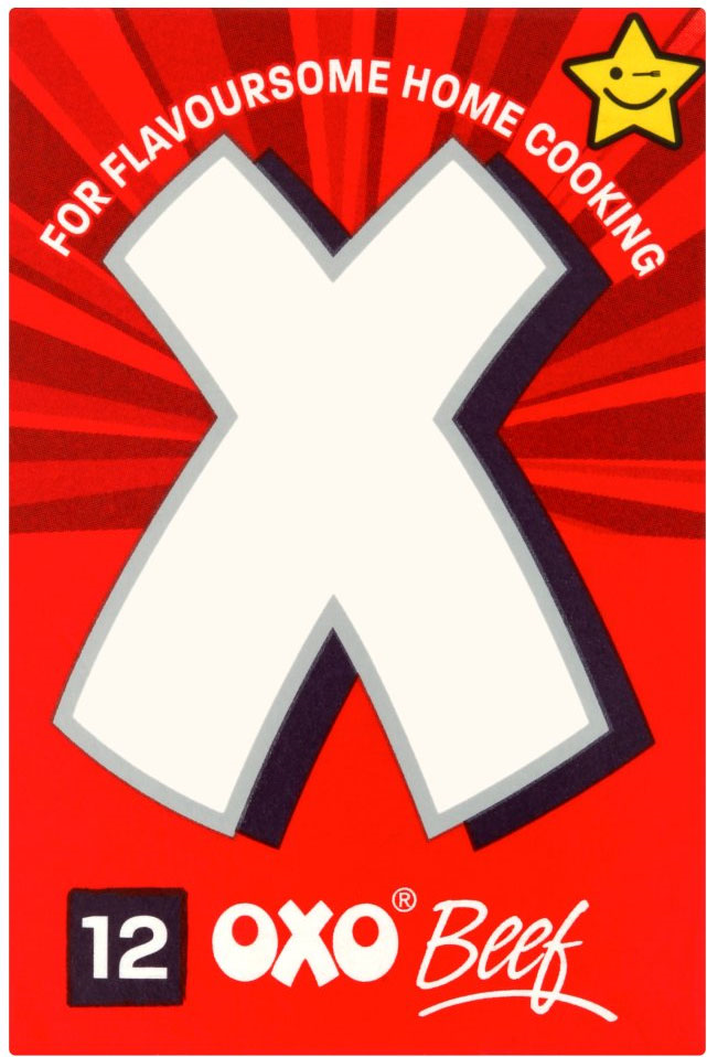 OXO Stock Cubes Beef 12's / Tелешки бульон