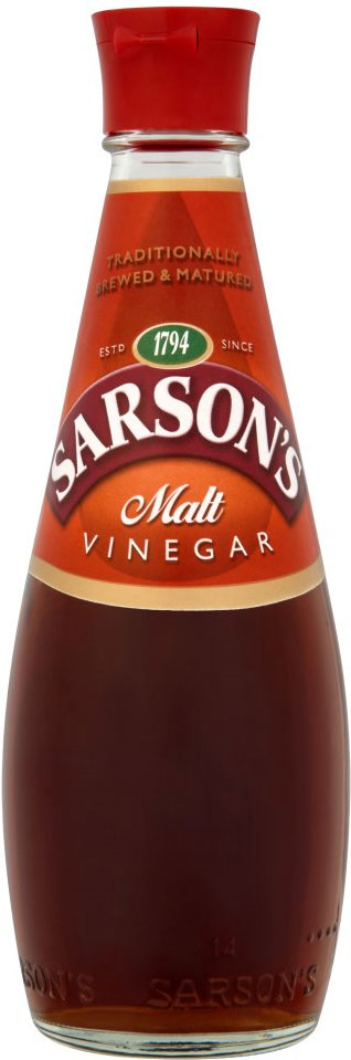 Sarsons Malt Vinegar Table Bottle 250ml / Малцов оцет