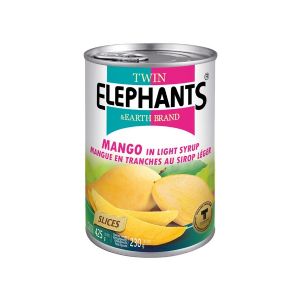 Twin Elephants Mango Slices in Light Syrup 425g