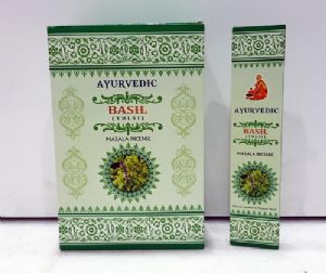 Ayurvedic Masala Incense Sticks Basil