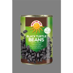 Valle Del Sole Black Turtle Beans Canned 400g