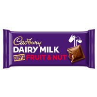 Cadbury Dairy Milk Chocolate Fruit and Nut Chopped 95g