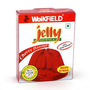Weikfield Jelly Crystals Cherry 75g / Уейкфилд Mикс Желе на Кристали с Вкус на Череша