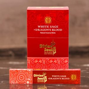 Divine Soul Incense Holy Sticks White Sage + Dragon's Blood 15g