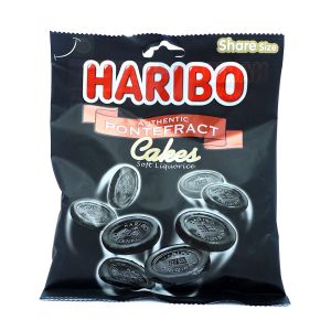 Haribo Liquorice PonteFract Cakes 160g