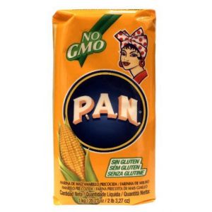 P.A.N PAN Harina yellow maize meal Flour 1Kg