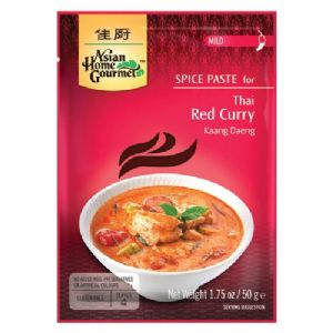 Asian Home Gourmet Spice Paste for Thai Red Curry 50g AHG