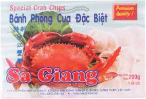 Sa Giang Special Crab Chips 200g