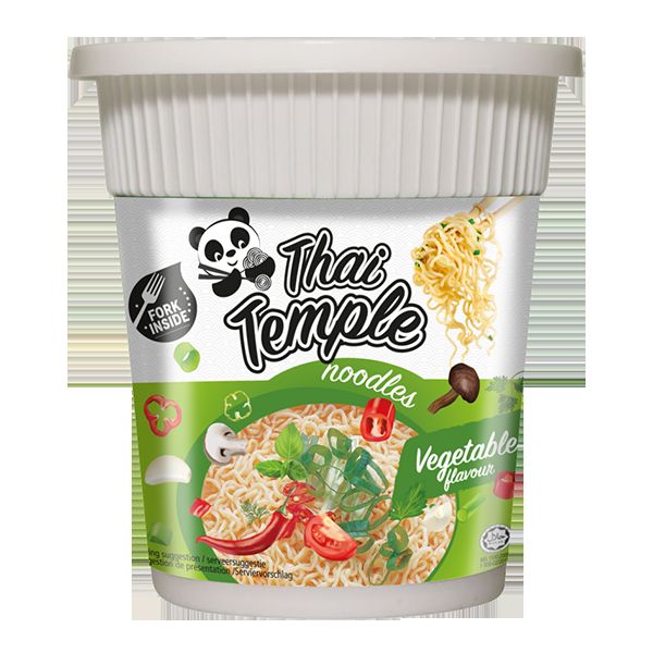 Thai Temple Panda Vegetables Flavour Noodles 60g