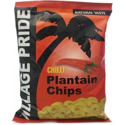 Village Pride Plantain Chips Chilli 75g